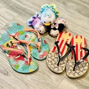 Havaianas  Two Pair - popcorn and Minnie Watermelon